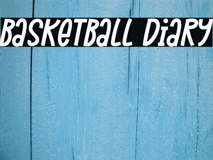 Basketball Diary Font examples