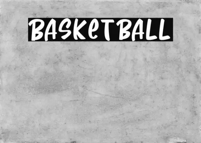 Basketball Font examples