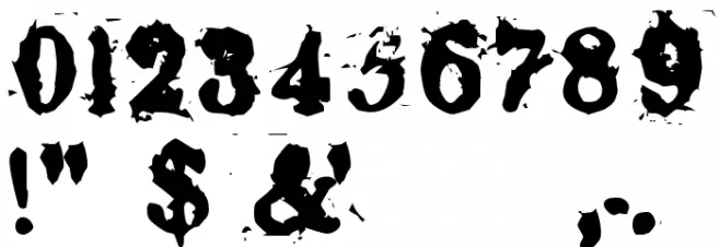 Basketcase Roman フォント その他の文字