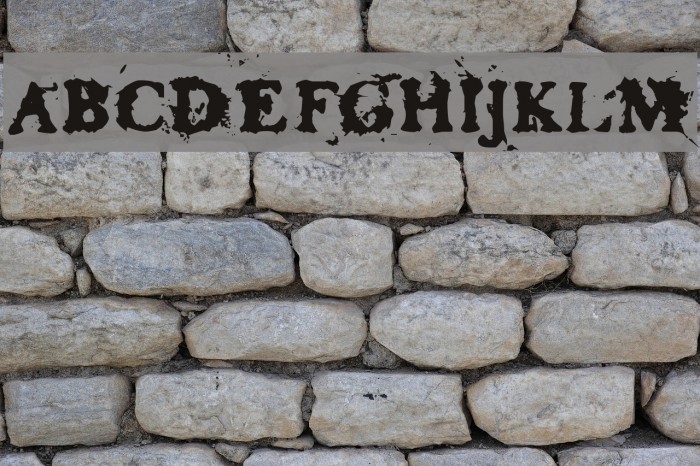 Basketcase Roman Font examples
