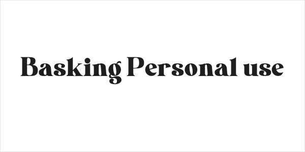 Basking Personal use Logo