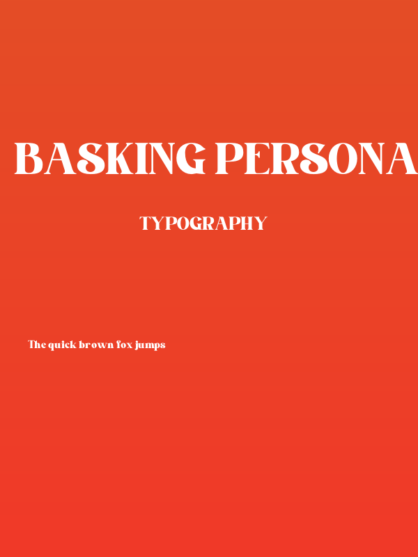 Basking Personal use Poster