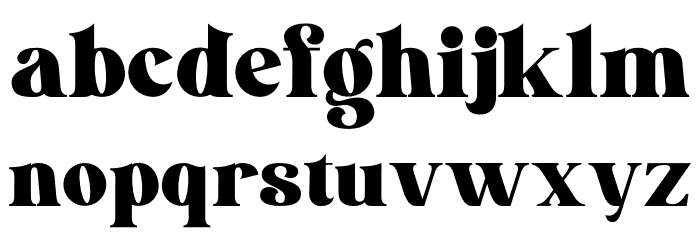 Basking Personal use Font LOWERCASE