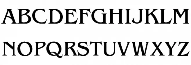 Basque Light Font UPPERCASE