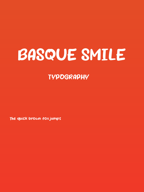 Basque Smile Poster