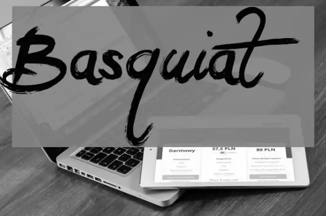 Basquiat Font examples
