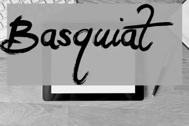 Basquiat Font examples