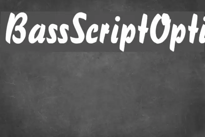 BassScriptOpti Шрифта examples