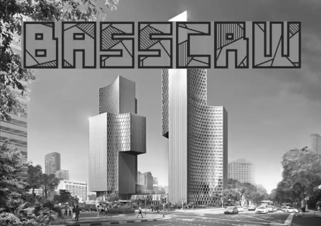 Basscrw Font examples