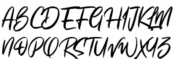 Bassheads Schriftart Groß