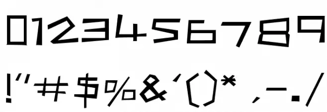 Bassist Font OTHER CHARS