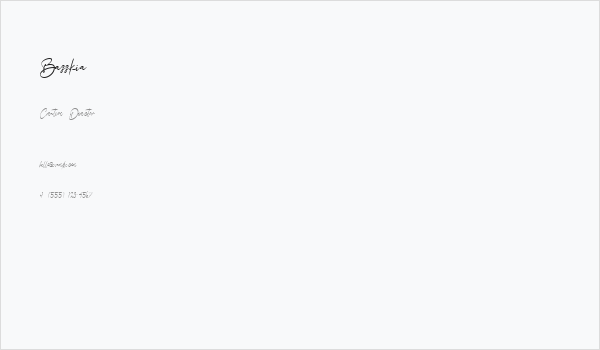 Basskia Business Card