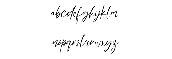 Basskia Font LOWERCASE