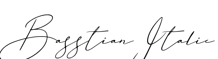 Basstian Italic  baixar fontes gratis