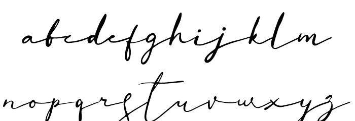 Basstian Font LOWERCASE