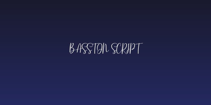 Basston Script Social Header
