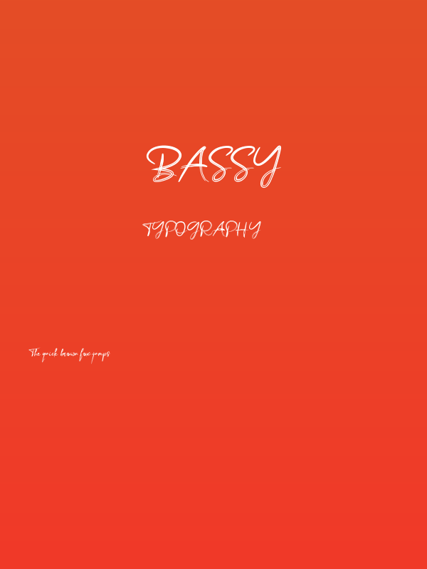 Bassy Poster