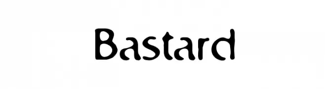 Bastard  Descarca Fonturi Gratis
