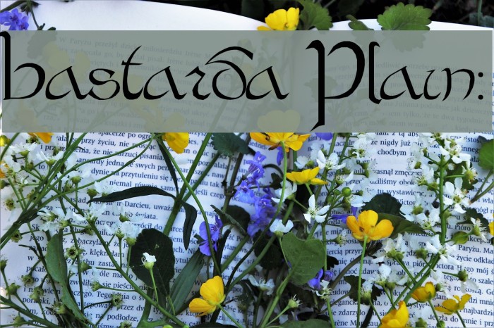 Bastarda Plain: Font examples