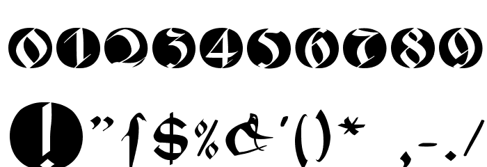 BastardaButtonsBeta Font OTHER CHARS
