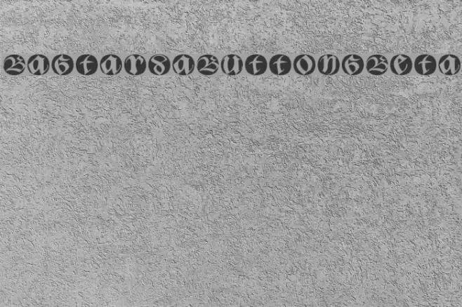 BastardaButtonsBeta Font examples