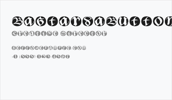 BastardaButtonsBeta Business Card