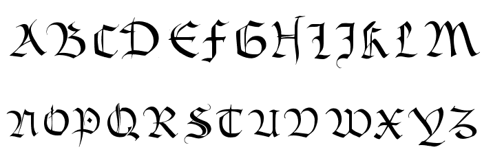 BastardaMajuskel1300 Polices MINUSCULES