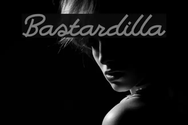 Bastardilla Polices examples