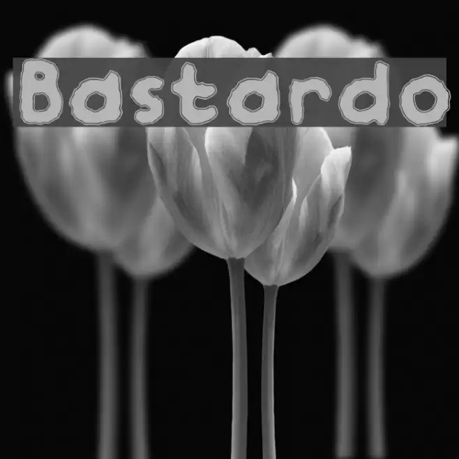 Bastardo Caratteri examples