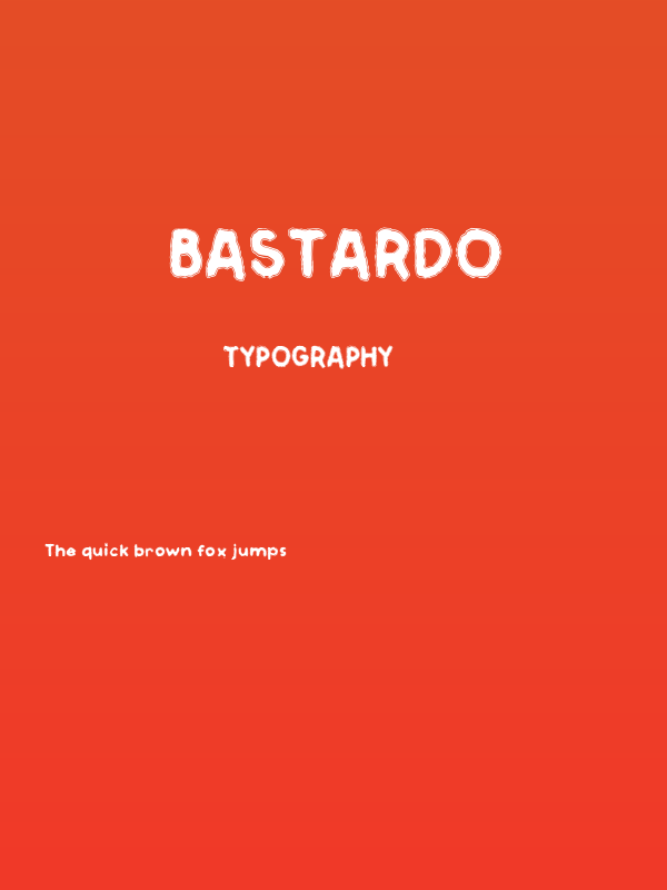 Bastardo Poster