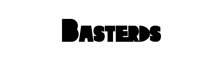 Basterds  नि: शुल्क फ़ॉन्ट्स डाउनलोड
