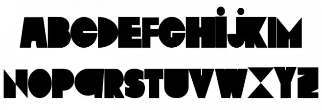 Basterds Font LOWERCASE