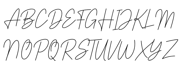 Bastery Font UPPERCASE