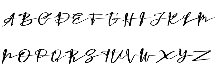 Bastia Salita Font UPPERCASE