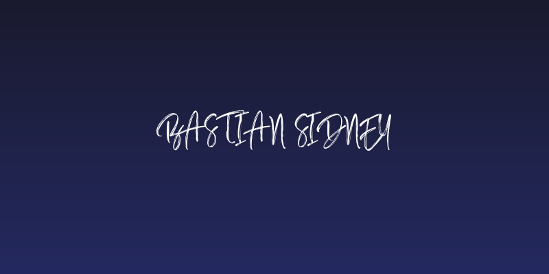 Bastian Sidney Social Header