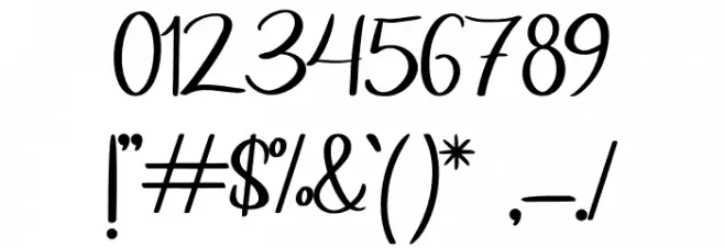 Bastian Font OTHER CHARS