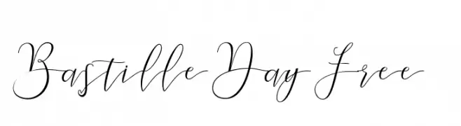 Bastille Day Free  Frei Schriftart Herunterladen