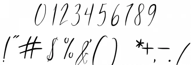 Bastille Day Free Font OTHER CHARS