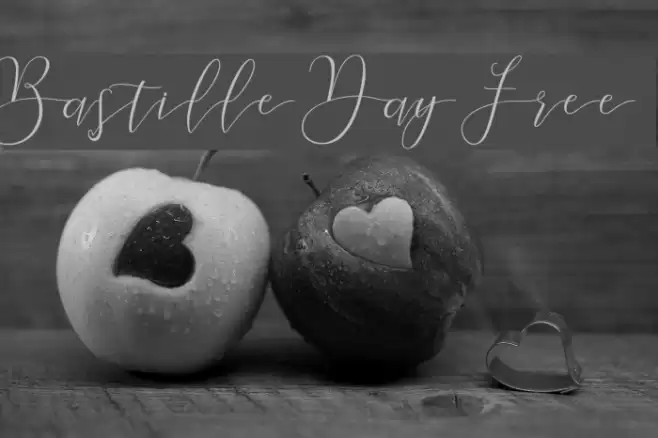Bastille Day Free Font examples