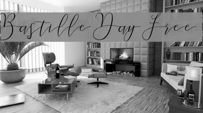 Bastille Day Free Font examples