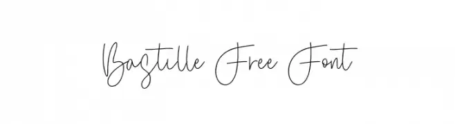 Bastille Free Font  Frei Schriftart Herunterladen
