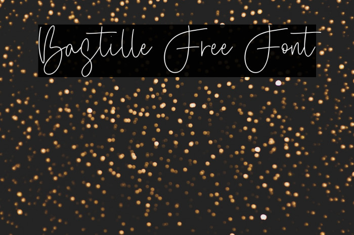 Bastille Free Font Example 1