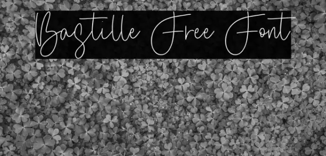 Bastille Free Font Example 2