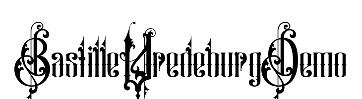 Bastille Vredeburg Demo  フリーフォントのダウンロード