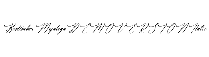 Bastimber Mofatega DEMO VERSION Italic  Скачать бесплатные шрифты