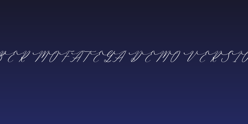 Bastimber Mofatega DEMO VERSION Italic Social Header