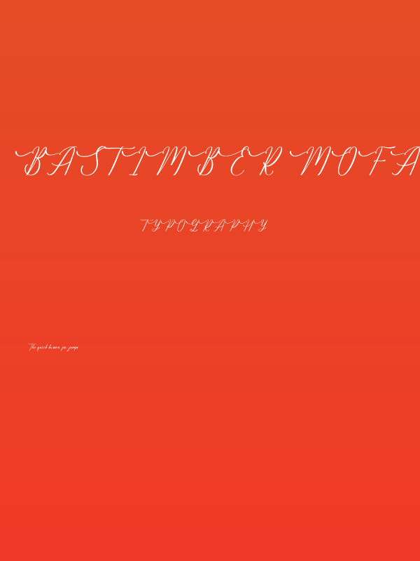 Bastimber Mofatega DEMO VERSION Poster