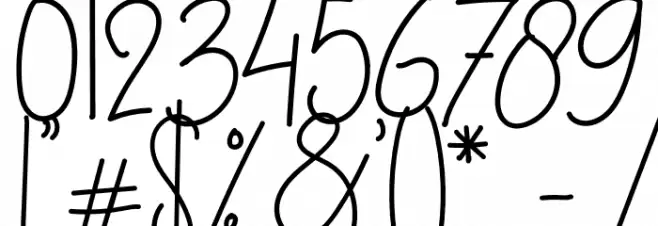 BastiollaRegular Font OTHER CHARS