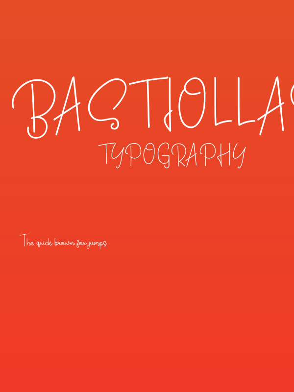 BastiollaRegular Poster