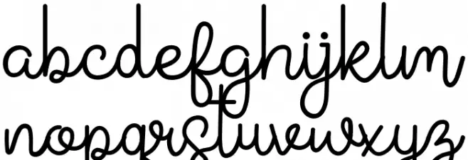 BastiollaRegular Font Litere mici
